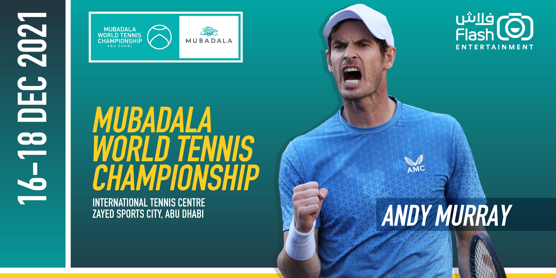 ANDY MURRAY IN MUBADALA انضمام أندي موراي إلى قائمة نجوم بطولة مبادلة 