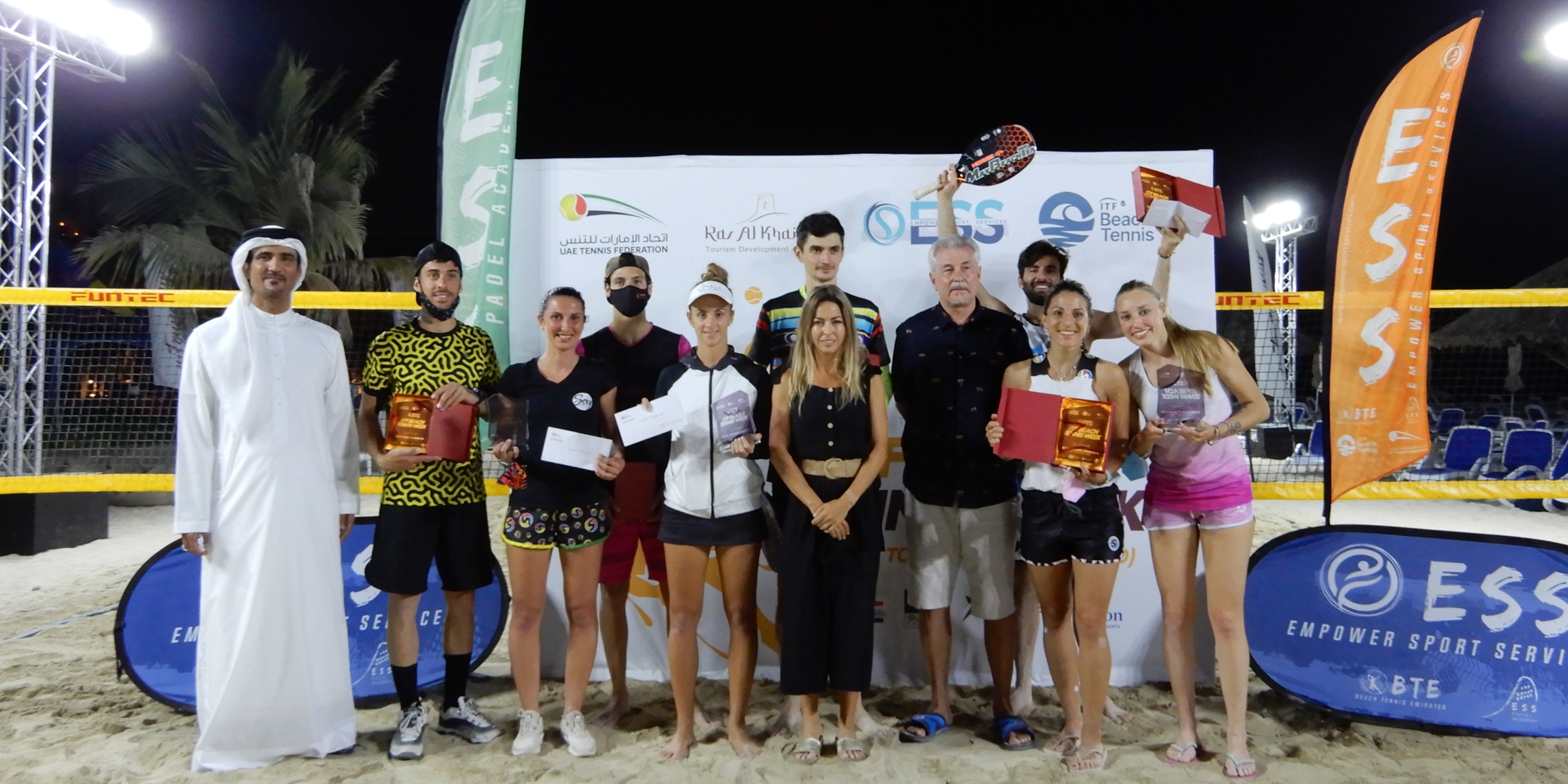 RAS AL KHAIMAH CONTINUES TO SUCCEED AND MAKES NEW GAINS IN THE SECOND EDITION OF BEACH TENNIS RAS AL KHAIMAH CONTINUES TO SUCCEED AND MAKES NEW GAINS IN THE SECOND EDITION OF BEACH TENNIS